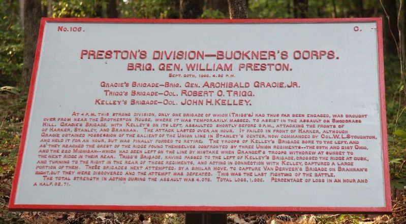 Preston's Division Marker. Click for full size. Preston's Division Marker image. Click for full size.