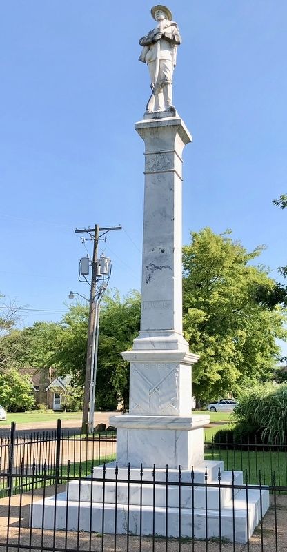 Clark County Confederate Memorial (north face). image. Click for full size.