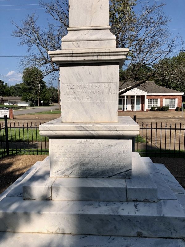 Clark County Confederate Memorial (south face). Click for full size. Clark County Confederate Memorial (south face) image. Click for full size.