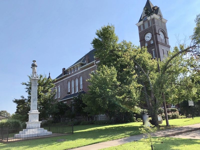 Clark County Confederate Memorial at the Clark County Courthouse.. Click for full size. Clark County Confederate Memorial at the Clark County Courthouse. image. Click for full size.