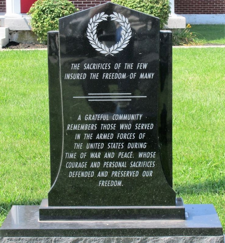 Bloomingburg Veterans Memorial Marker image. Click for full size.
