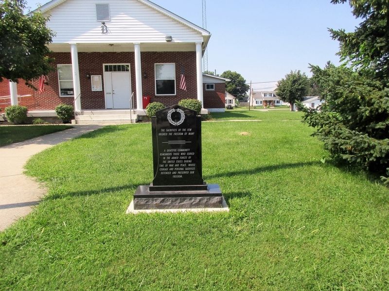 Bloomingburg Veterans Memorial Marker image. Click for full size.