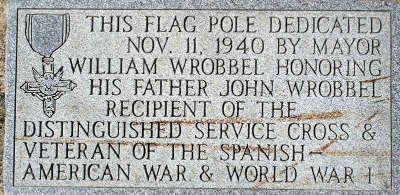 Bloomingburg Veterans Flag Pole Marker. Click for full size. Bloomingburg Veterans Flag Pole Marker image. Click for full size.