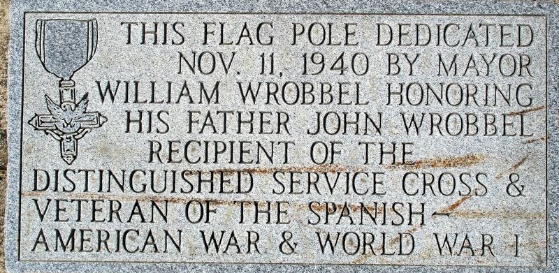 Bloomingburg Veterans Flag Pole Marker image. Click for full size.