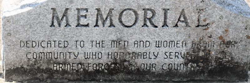 Sinking Spring Veterans Memorial Marker. Click for full size. Sinking Spring Veterans Memorial Marker image. Click for full size.