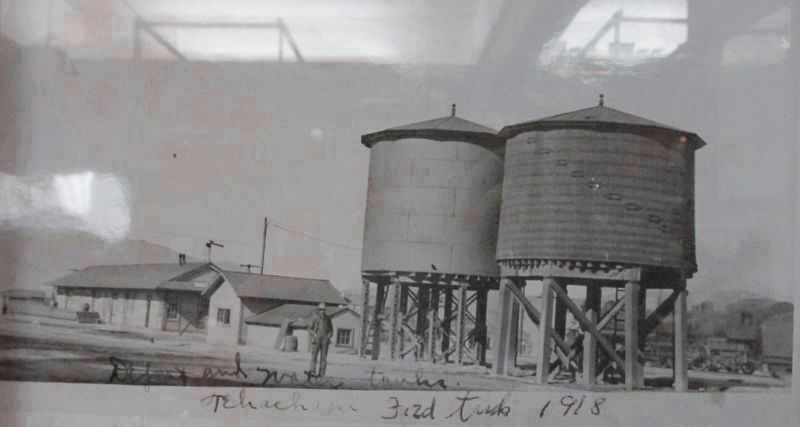 Tehachapi Depot 1918 image. Click for full size.