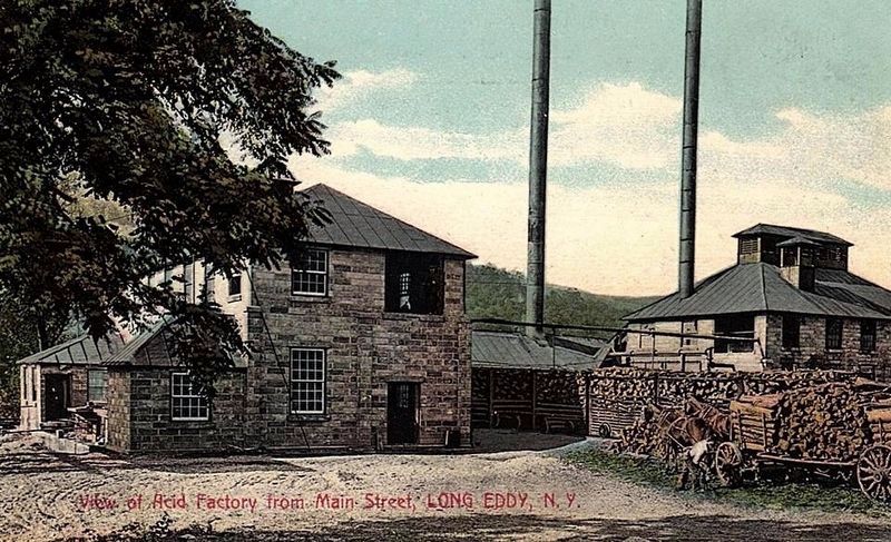 Acid Factory, Long Eddy NY Postcard image. Click for full size.