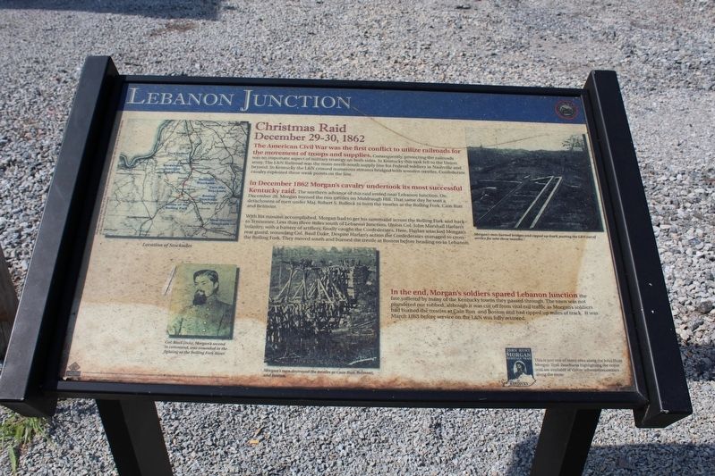 Lebanon Junction Marker. Click for full size. Lebanon Junction Marker image. Click for full size.
