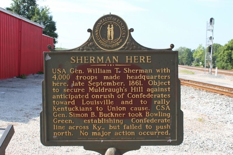 Sherman Here Marker image. Click for full size.