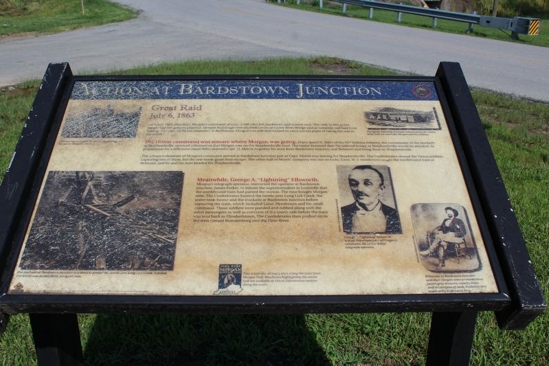 Action at Bardstown Junction Marker. Click for full size. Action at Bardstown Junction Marker image. Click for full size.