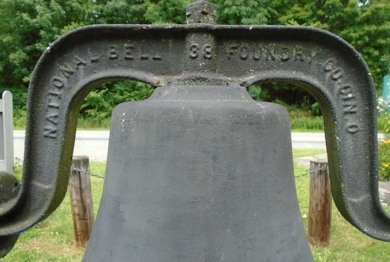 Goulds Church Bell Detail image. Click for full size.
