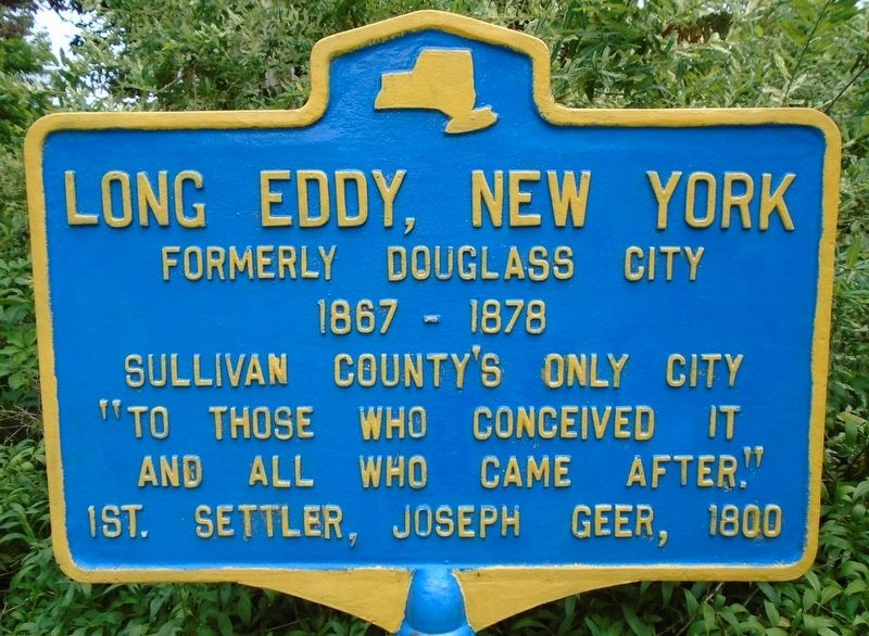 Long Eddy, New York Marker image. Click for full size.