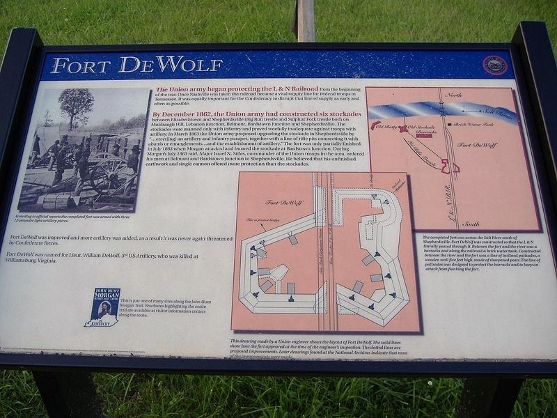 Fort DeWolf Marker image. Click for full size.