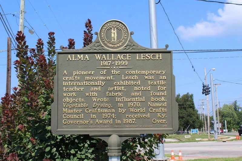 Alma Wallace Lesch Marker (Side A) image. Click for full size.