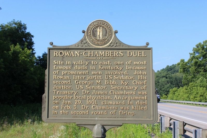 Rowan-Chambers Duel Marker. Click for full size. Rowan-Chambers Duel Marker image. Click for full size.