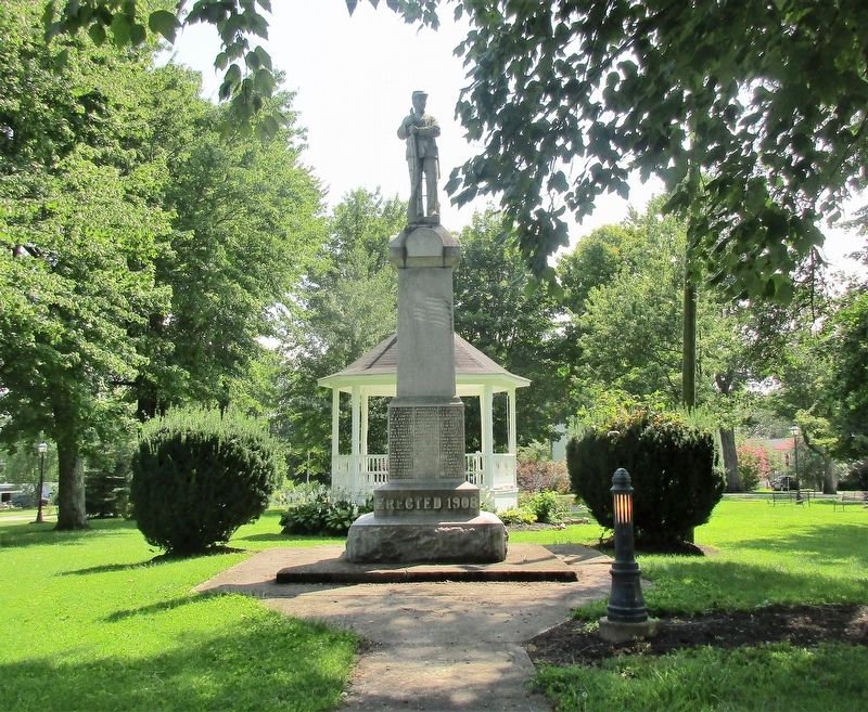 Decatur Civil War Monument Marker image. Click for full size.