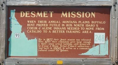 DeSmet Mission Marker image. Click for full size.