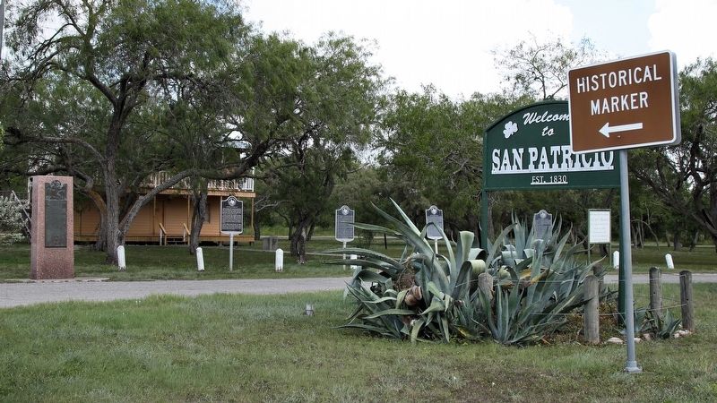 Battle of San Patricio Marker Area. Click for full size. Battle of San Patricio Marker Area image. Click for full size.