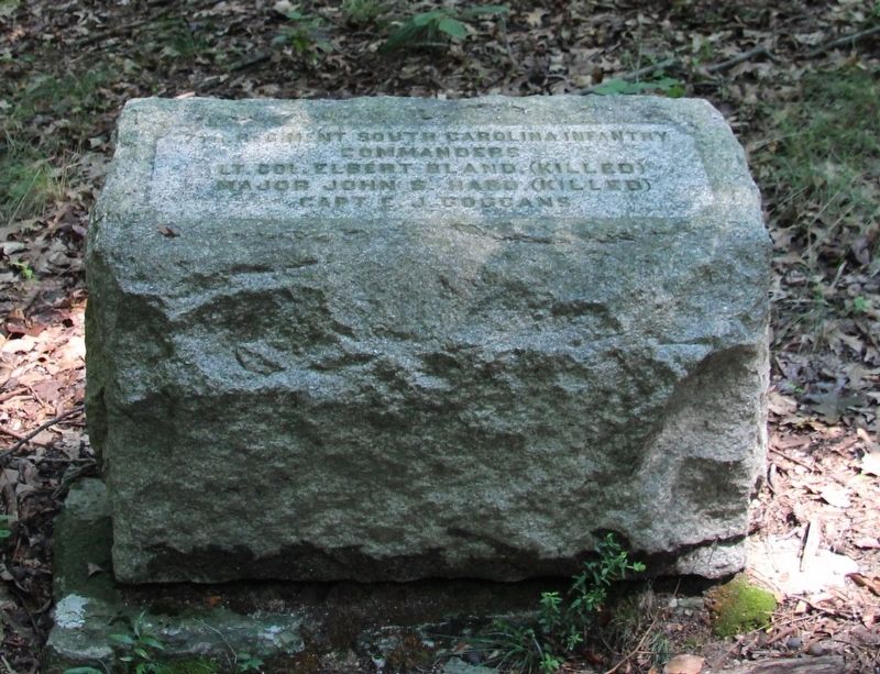 7th South Carolina Infantry Marker image. Click for full size.