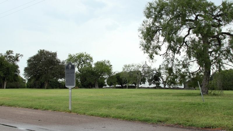 Judge James Arthur White and the Civilian Conservation Corps at Goliad State Park Marker Area image. Click for full size.