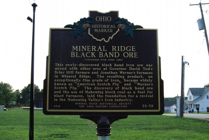 Mineral Ridge Black Band Ore Marker image. Click for full size.