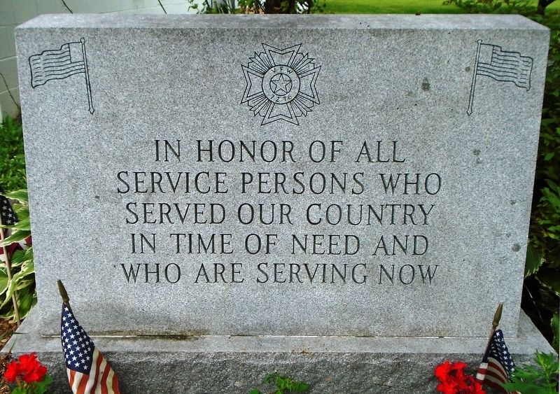 Veterans Memorial Marker. Click for full size. Veterans Memorial Marker image. Click for full size.