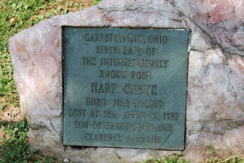 Hart Crane Marker image. Click for full size.