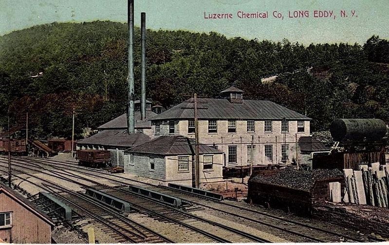 Luzerne Chemical Co., Long Eddy NY Postcard image. Click for full size.