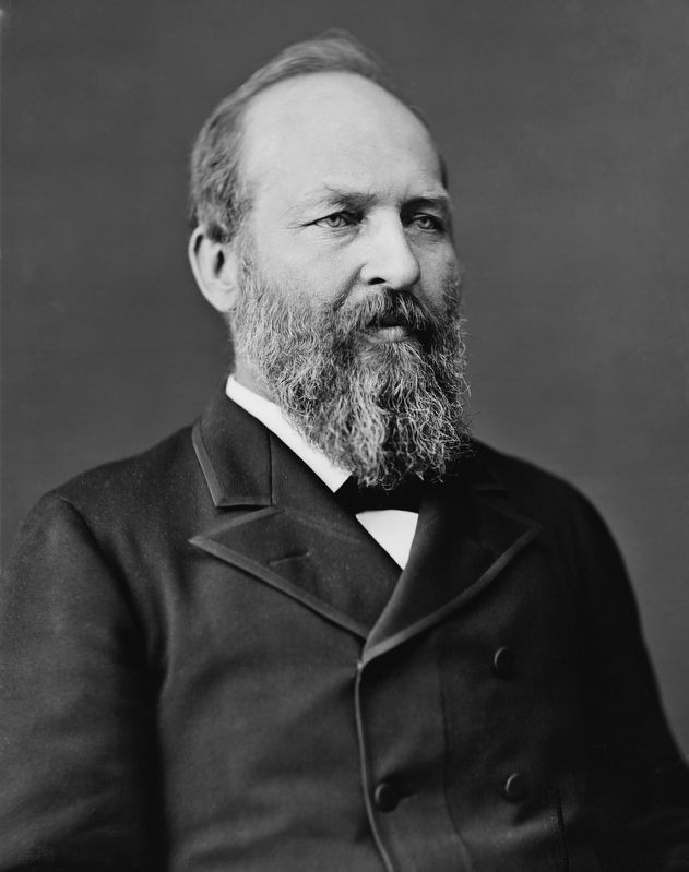 James A. Garfield. Click for full size. James A. Garfield image. Click for full size.