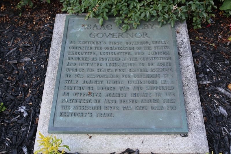 Isaac Shelby Governor image. Click for full size.