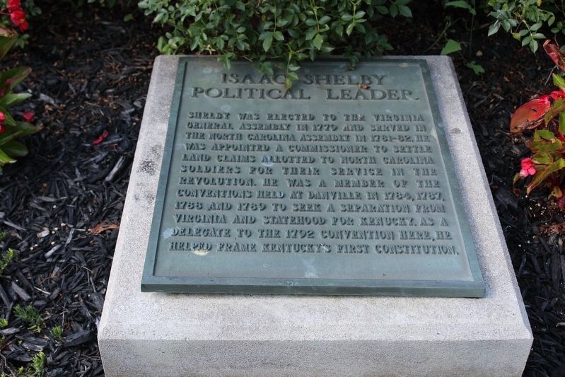 Isaac Shelby Political Leader image. Click for full size.