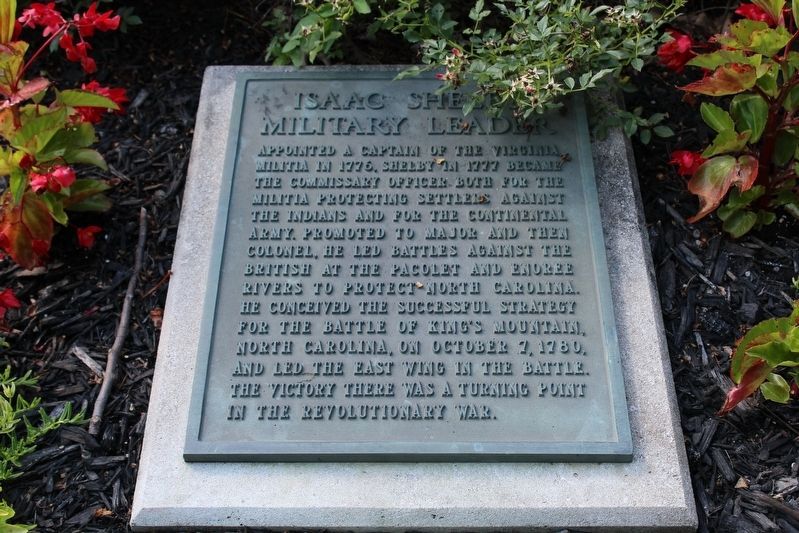 Isaac Shelby Military Leader image. Click for full size.