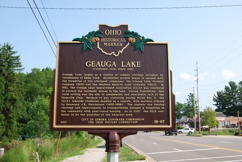 Geauga Lake Marker image. Click for full size.