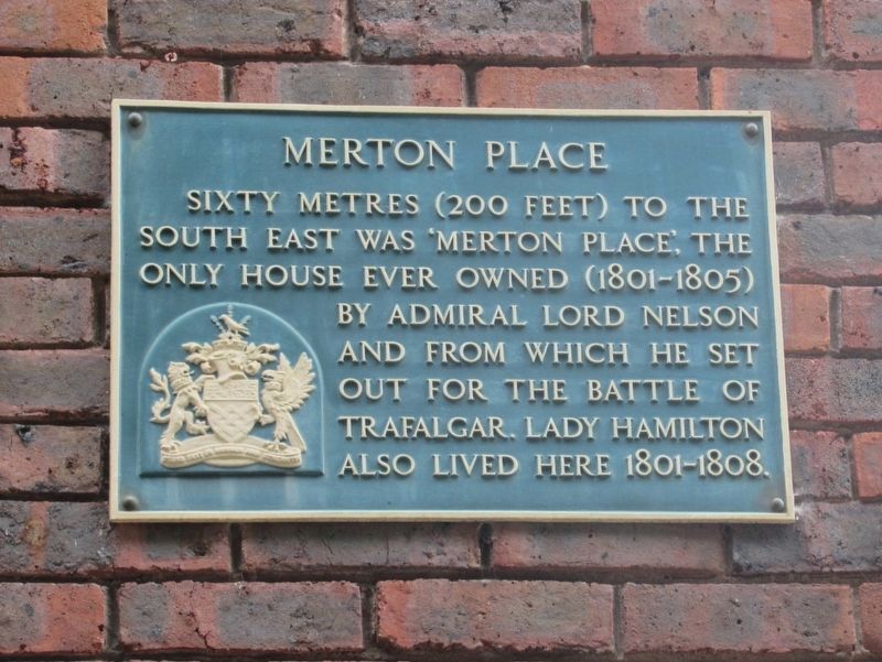 Merton Place Marker image. Click for full size.