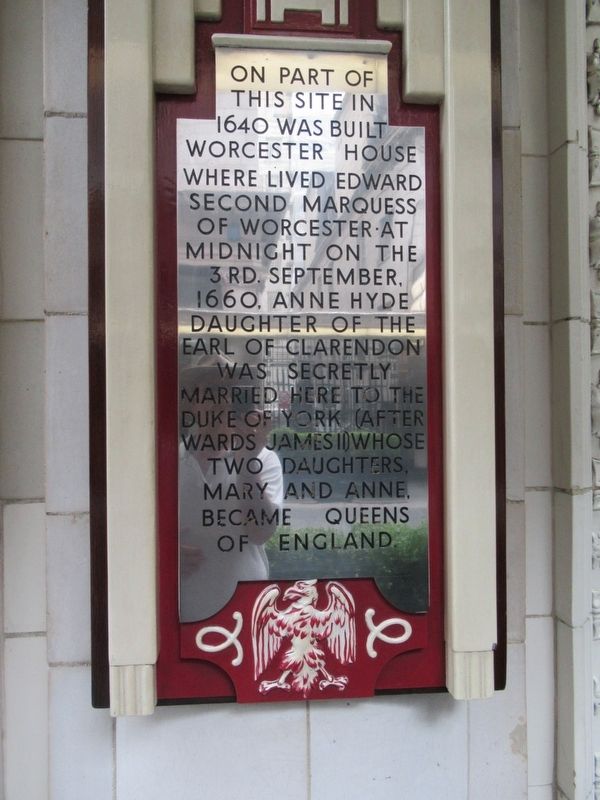 Palace of the Savoy Marker. Click for full size. Palace of the Savoy Marker image. Click for full size.