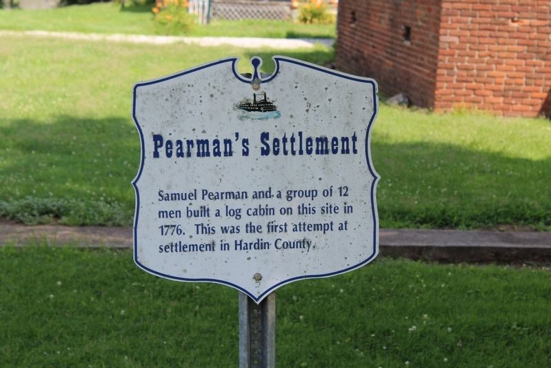 Pearman's Settlement Marker. Click for full size. Pearman's Settlement Marker image. Click for full size.