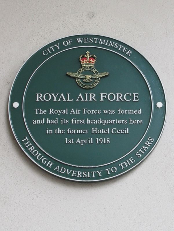 Royal Air Force Marker. Click for full size. Royal Air Force Marker image. Click for full size.