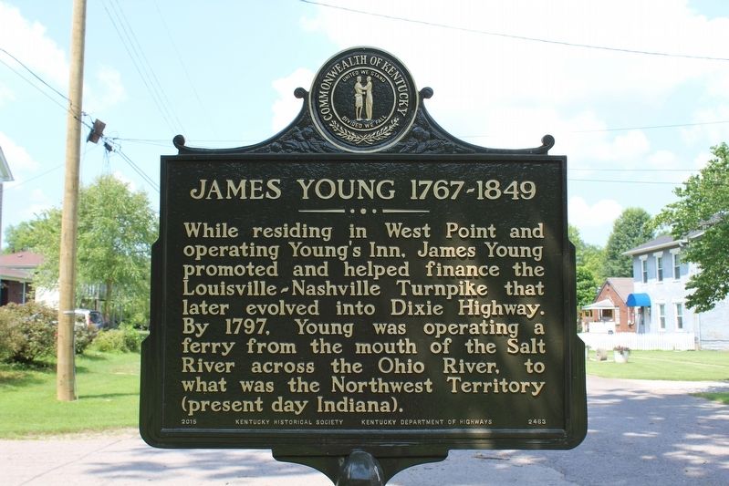 Founding of West Point/ James Young Marker (Side 2) image. Click for full size.