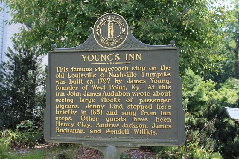 Young's Inn Marker image. Click for full size.