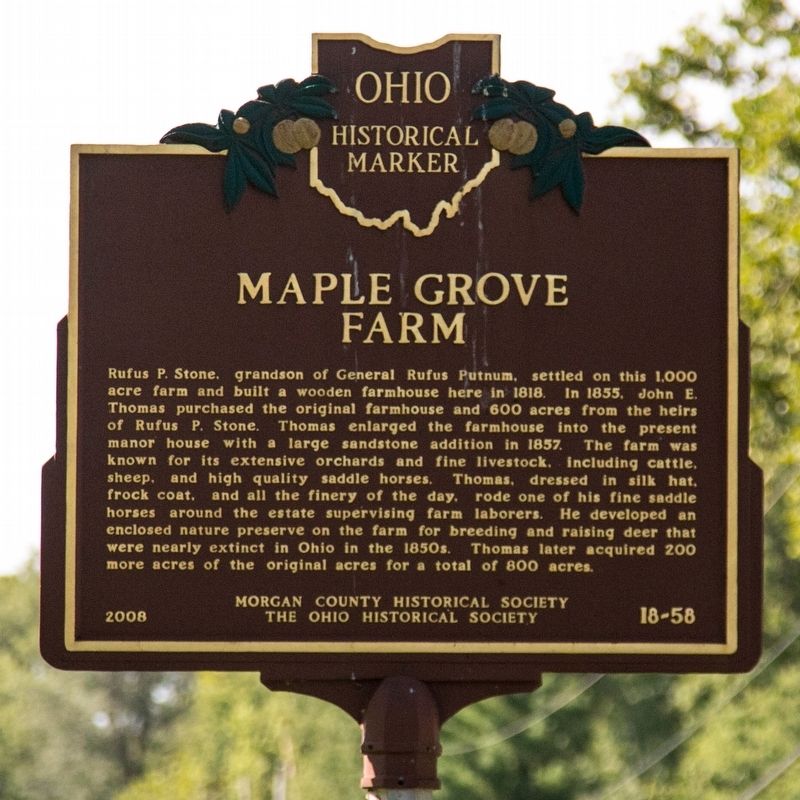 Maple Grove Farm Marker image. Click for full size.