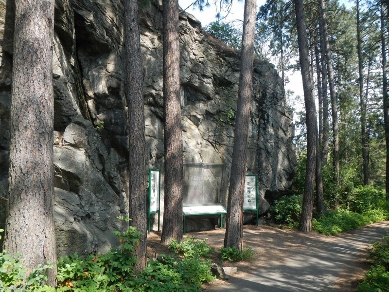 Treaty Rock image. Click for full size.