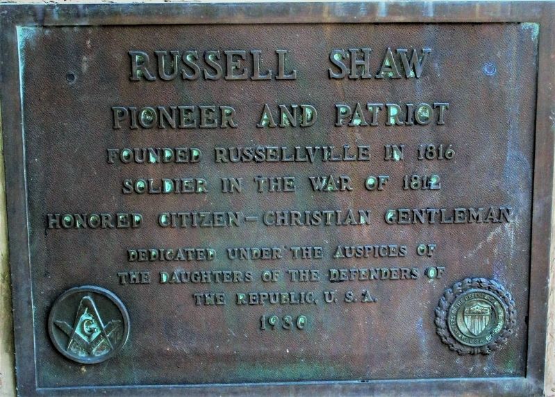 Russell Shaw Marker image. Click for full size.
