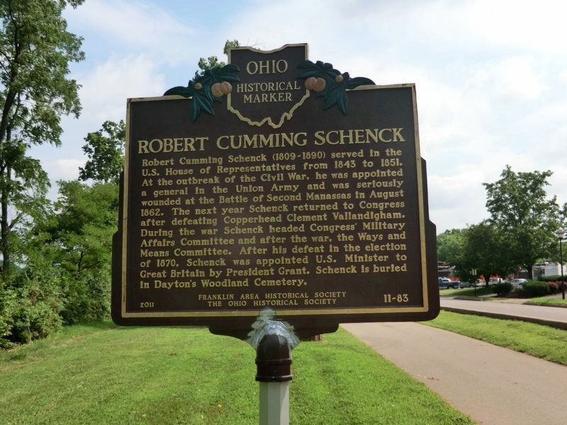 Robert Cummings Schenck Marker image. Click for full size.