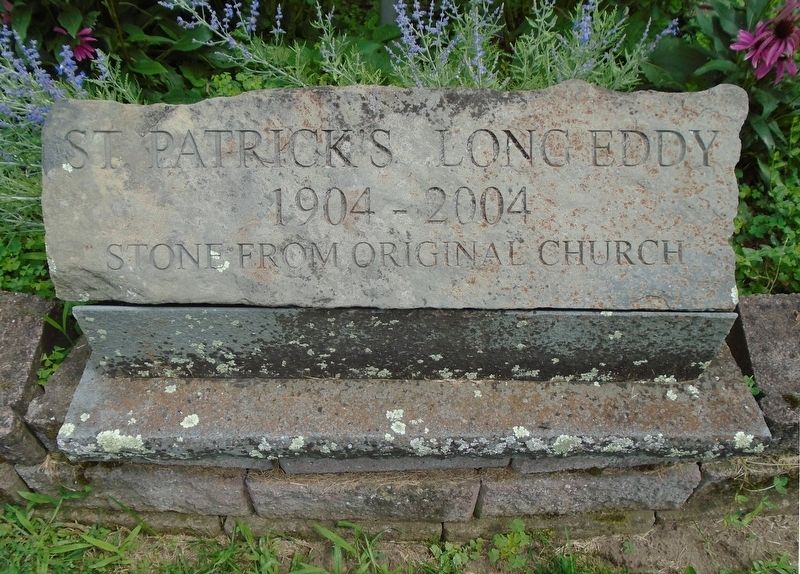 St. Patrick's Long Eddy Marker. Click for full size. St. Patrick's Long Eddy Marker image. Click for full size.