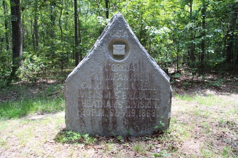 5th Georgia Infantry Marker. Click for full size. 5th Georgia Infantry Marker image. Click for full size.