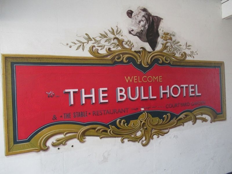 In The Bull Hotel entrance way. Click for full size. In The Bull Hotel entrance way image. Click for full size.
