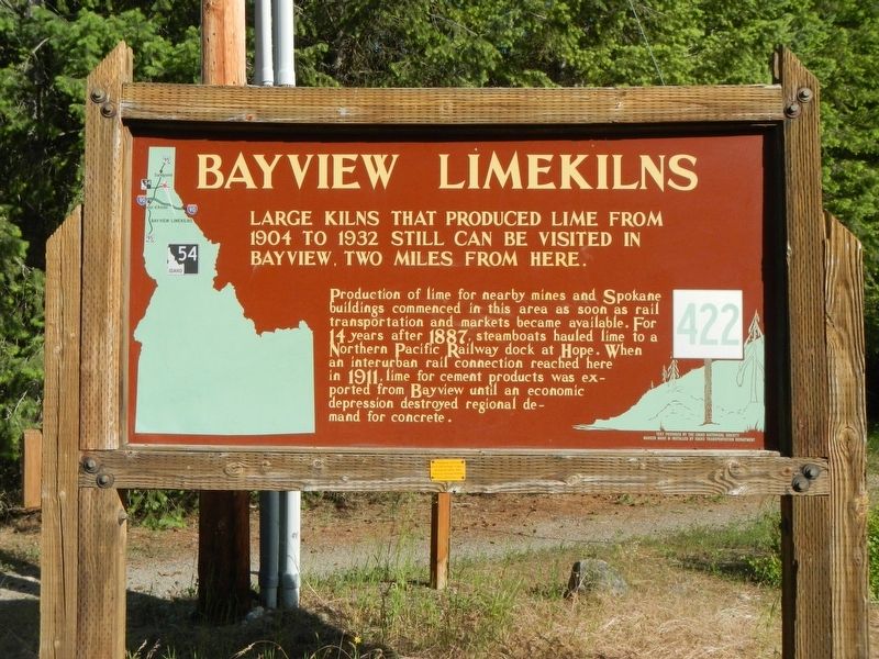 Bayview Limekilns Marker. Click for full size. Bayview Limekilns Marker image. Click for full size.