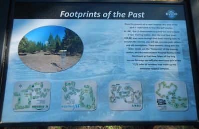 Footprints of the Past Marker. Click for full size. Footprints of the Past Marker image. Click for full size.