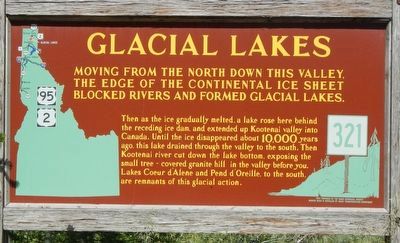 Glacial Lakes Marker. Click for full size. Glacial Lakes Marker image. Click for full size.