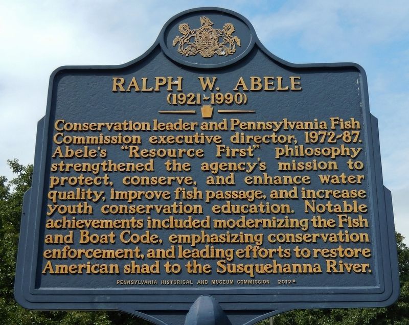 Ralph W. Abele Marker image. Click for full size.